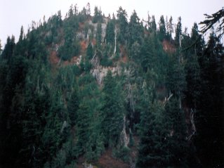 Looking ahead to the North Peak, Mount Strachan 2003-11.